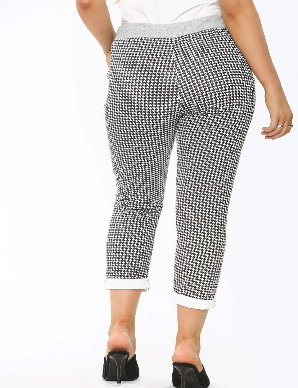 Anne   Kate Italian Houndstooth Print Pant 14-18