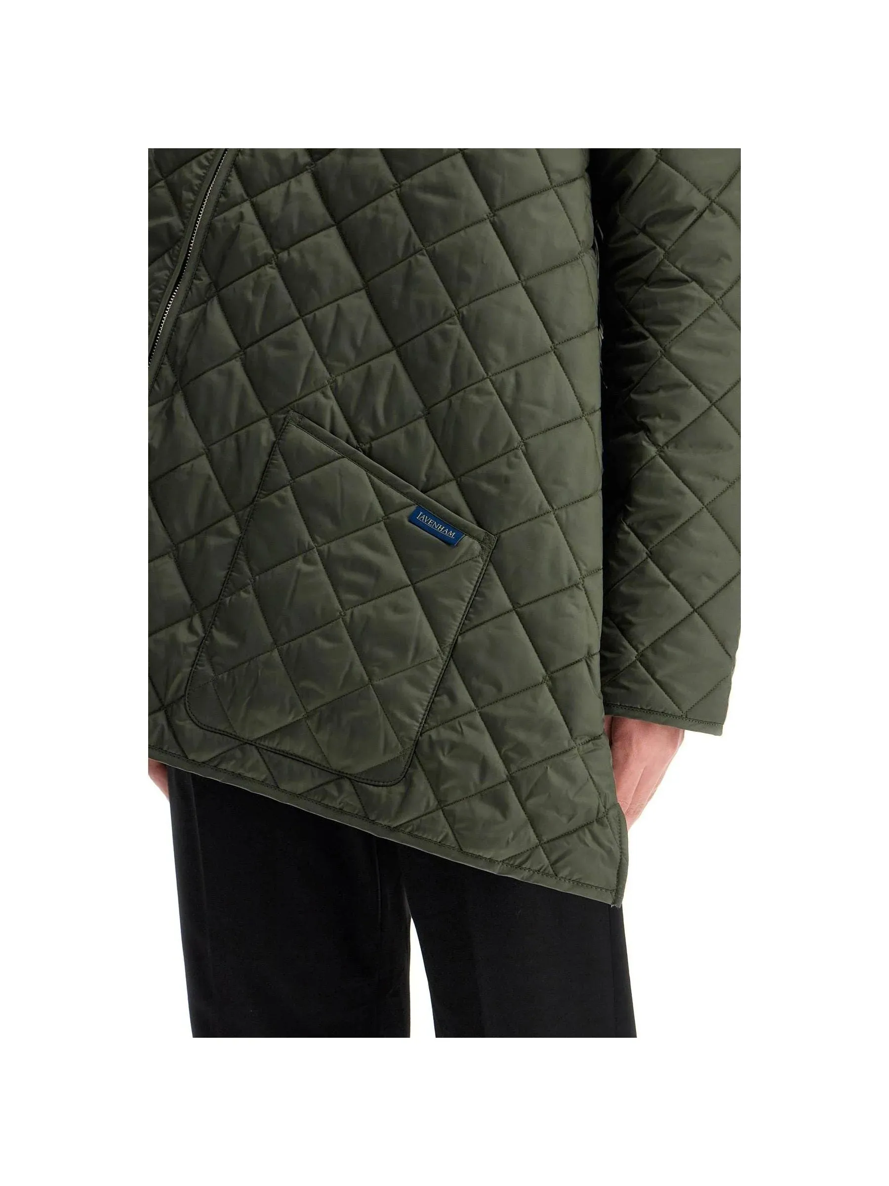 Asymmetric Quilted Jacket