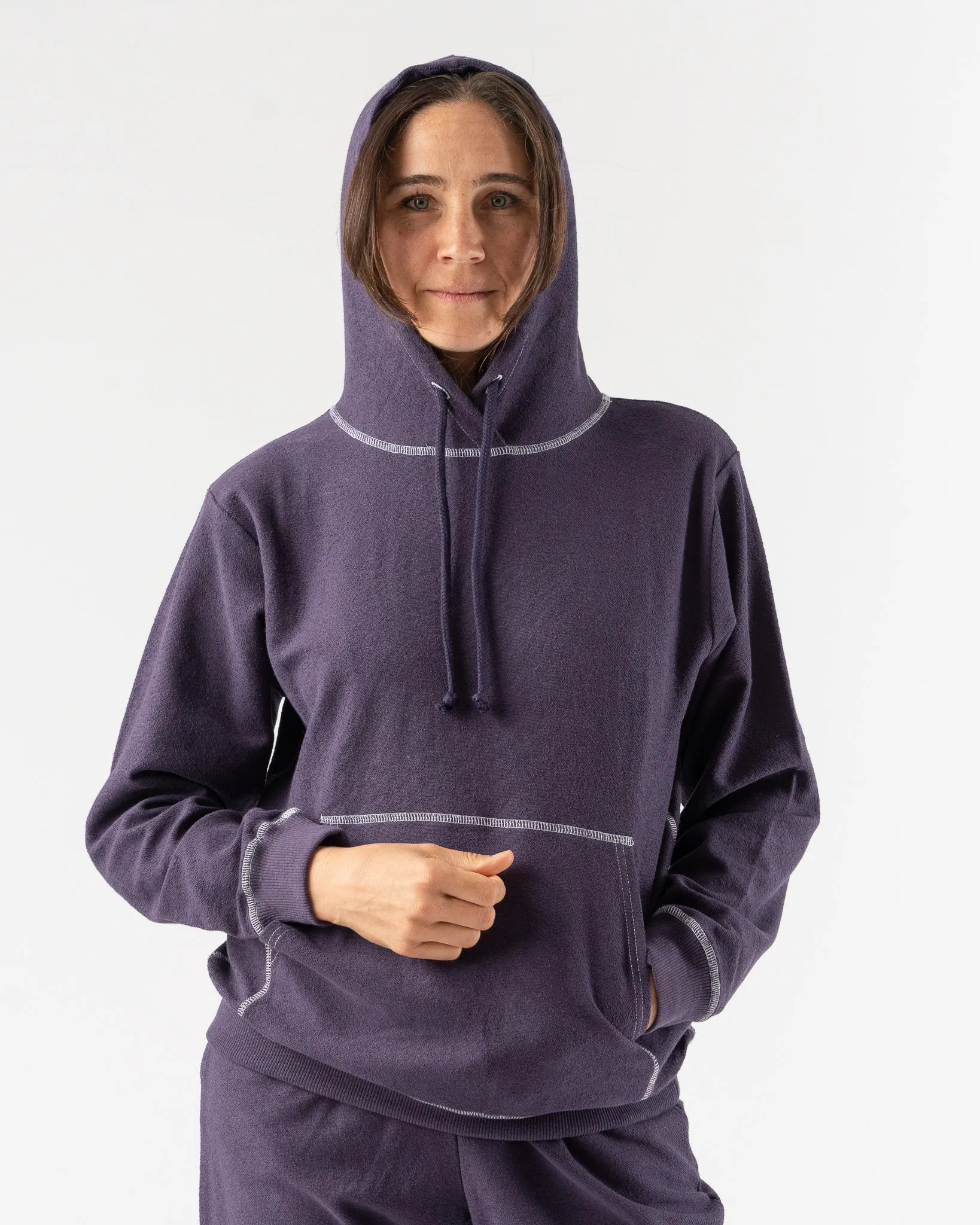 Baserange Navu Hoodie in Navy