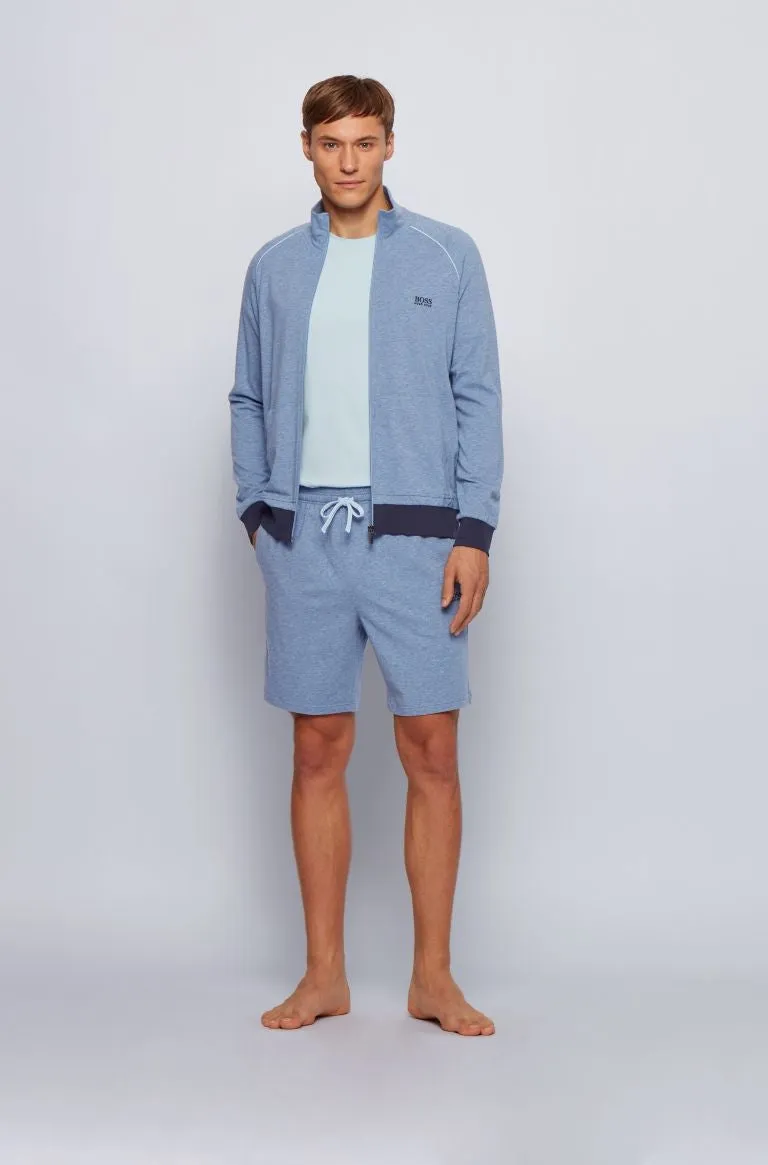 BOSS Mix & Match Jacket Z Sweatshirt in Sky Blue Marle