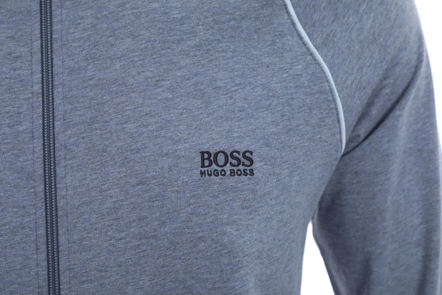 BOSS Mix & Match Jacket Z Sweatshirt in Sky Blue Marle