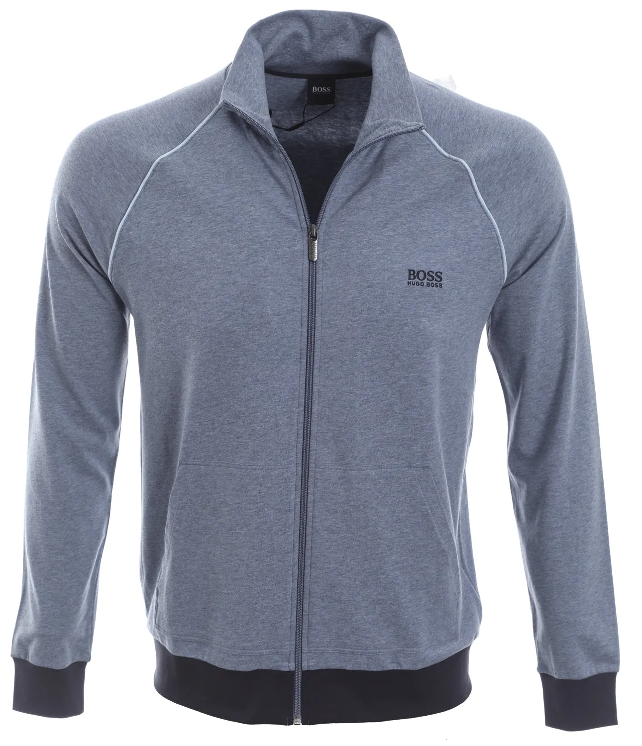 BOSS Mix & Match Jacket Z Sweatshirt in Sky Blue Marle