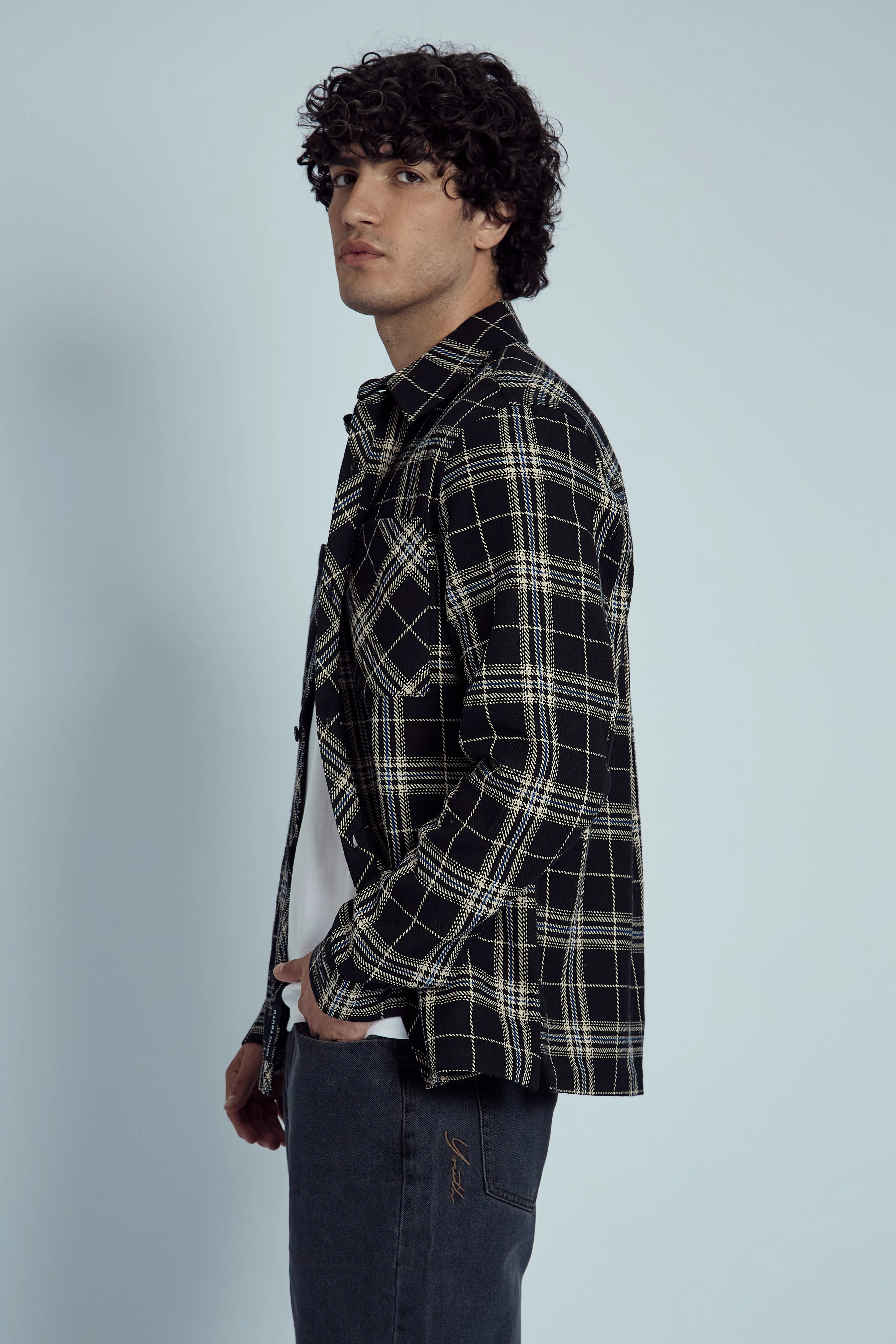 BRONWYN HEAVYWEIGHT CHECK OVERSHIRT