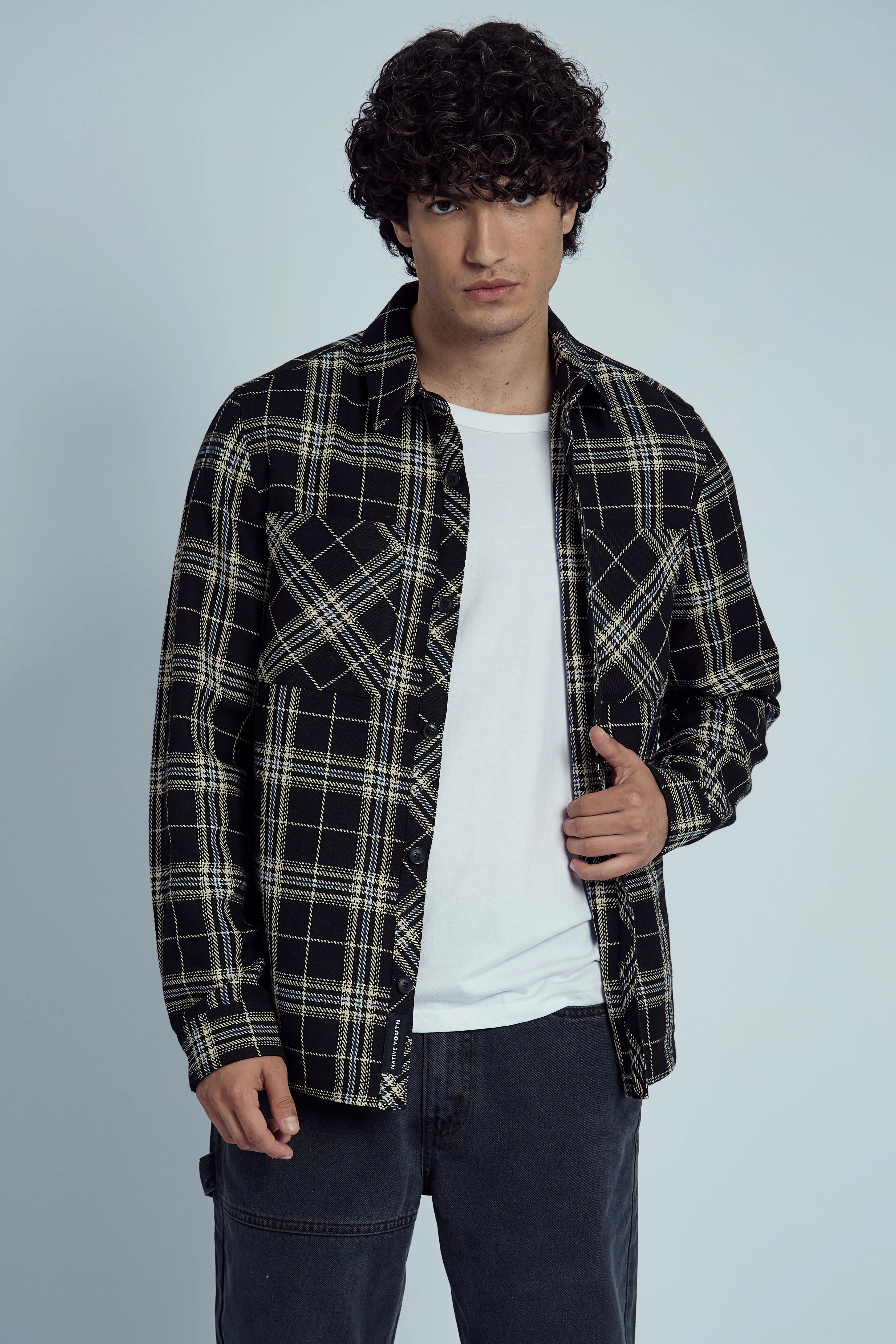 BRONWYN HEAVYWEIGHT CHECK OVERSHIRT