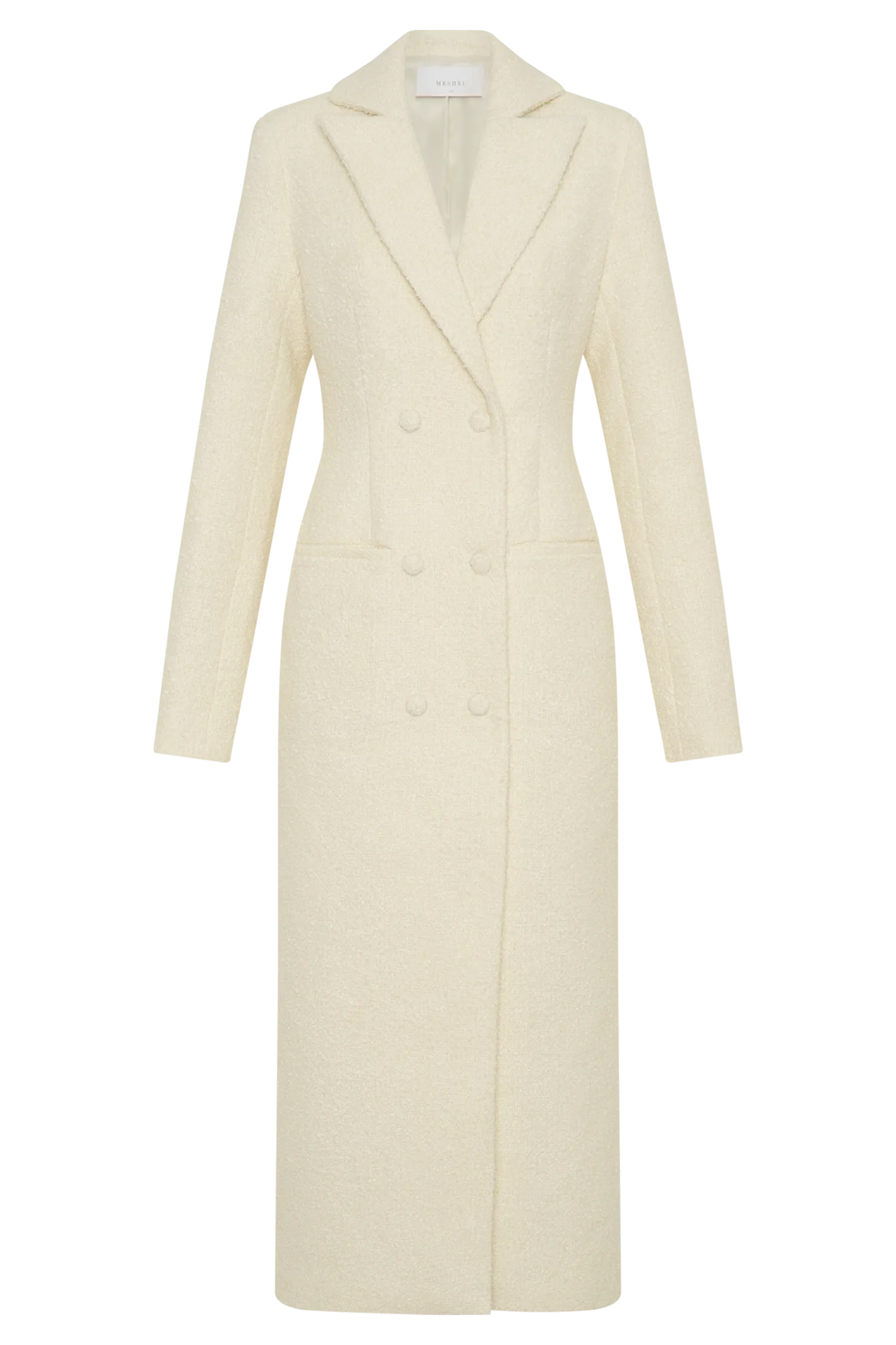 Carver Boucle Coat - Ivory