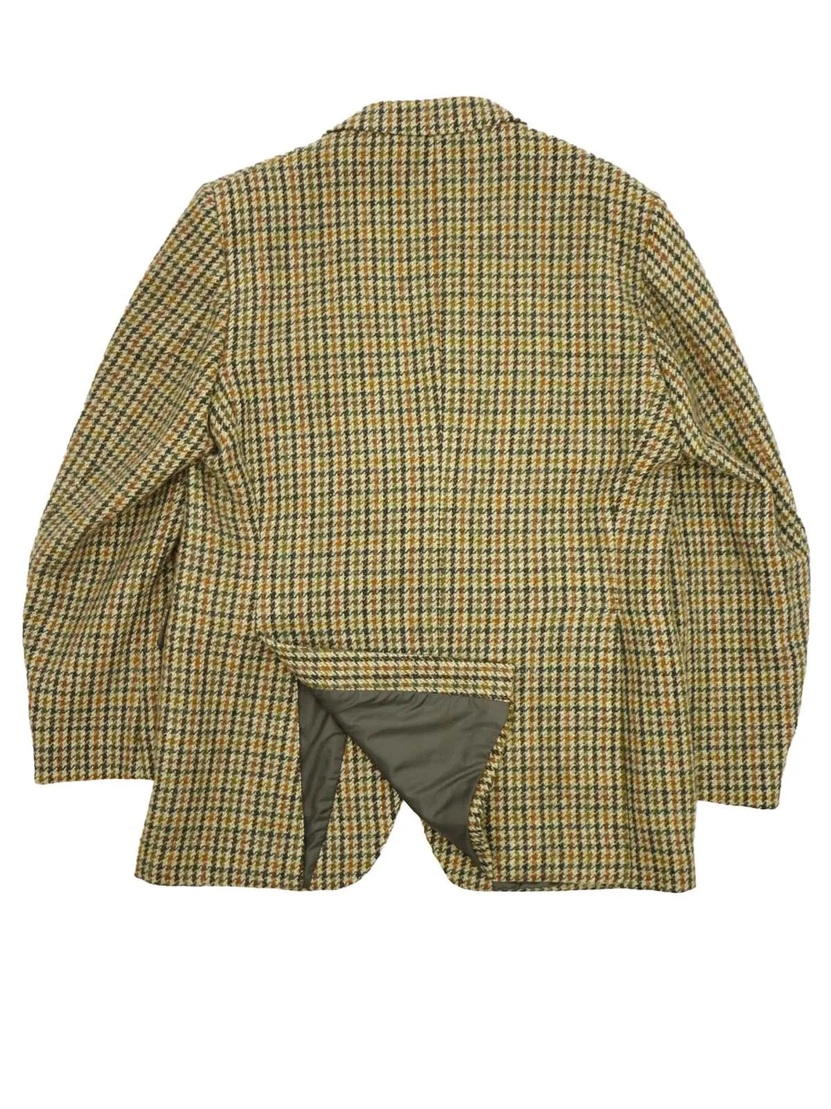 Check Scottish Wool Tweed Vintage Jacket