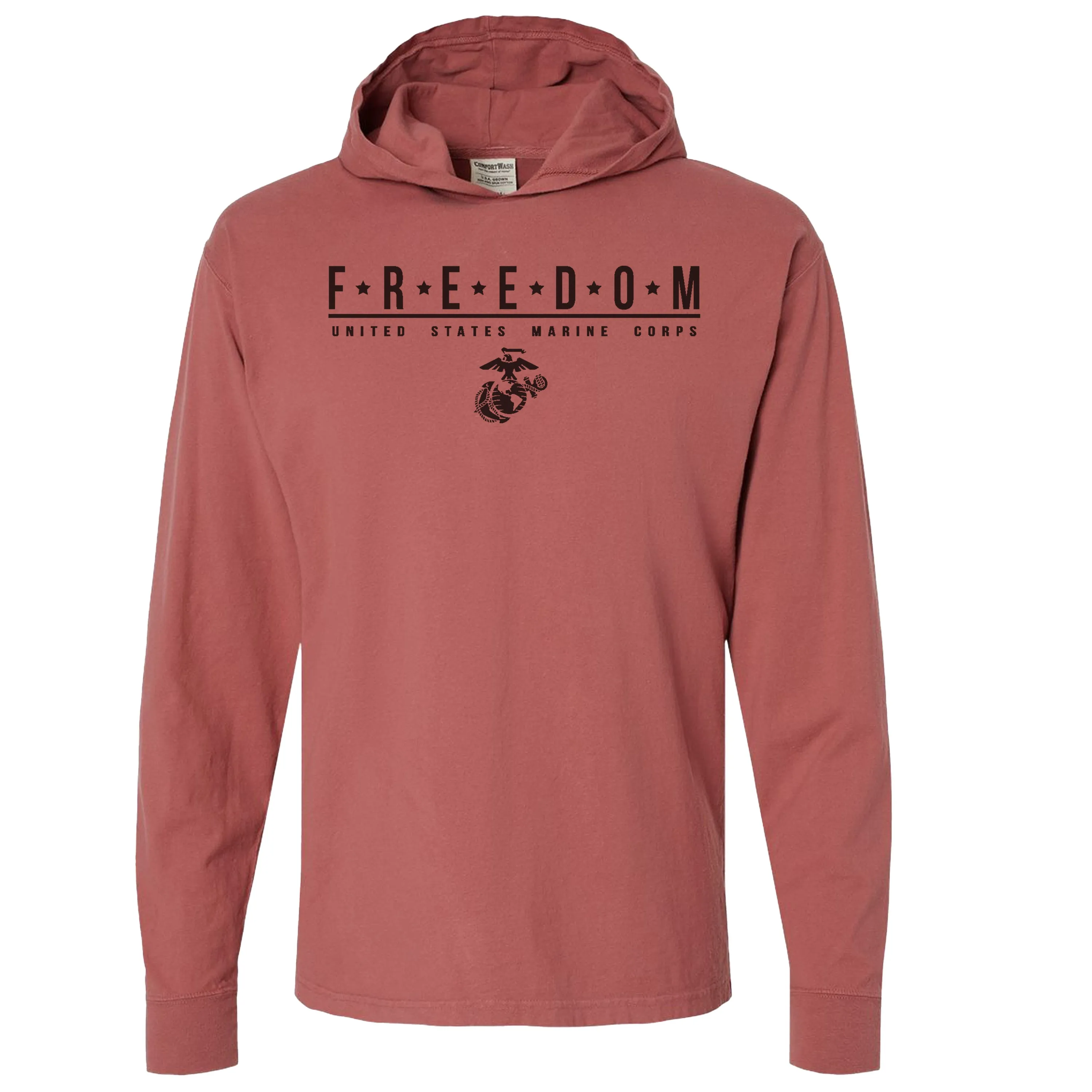 Comfort Colors FREEDOM Lightweight Crimson Hoodie