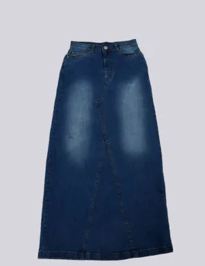 Denim Skirt with Modern Cut for Women