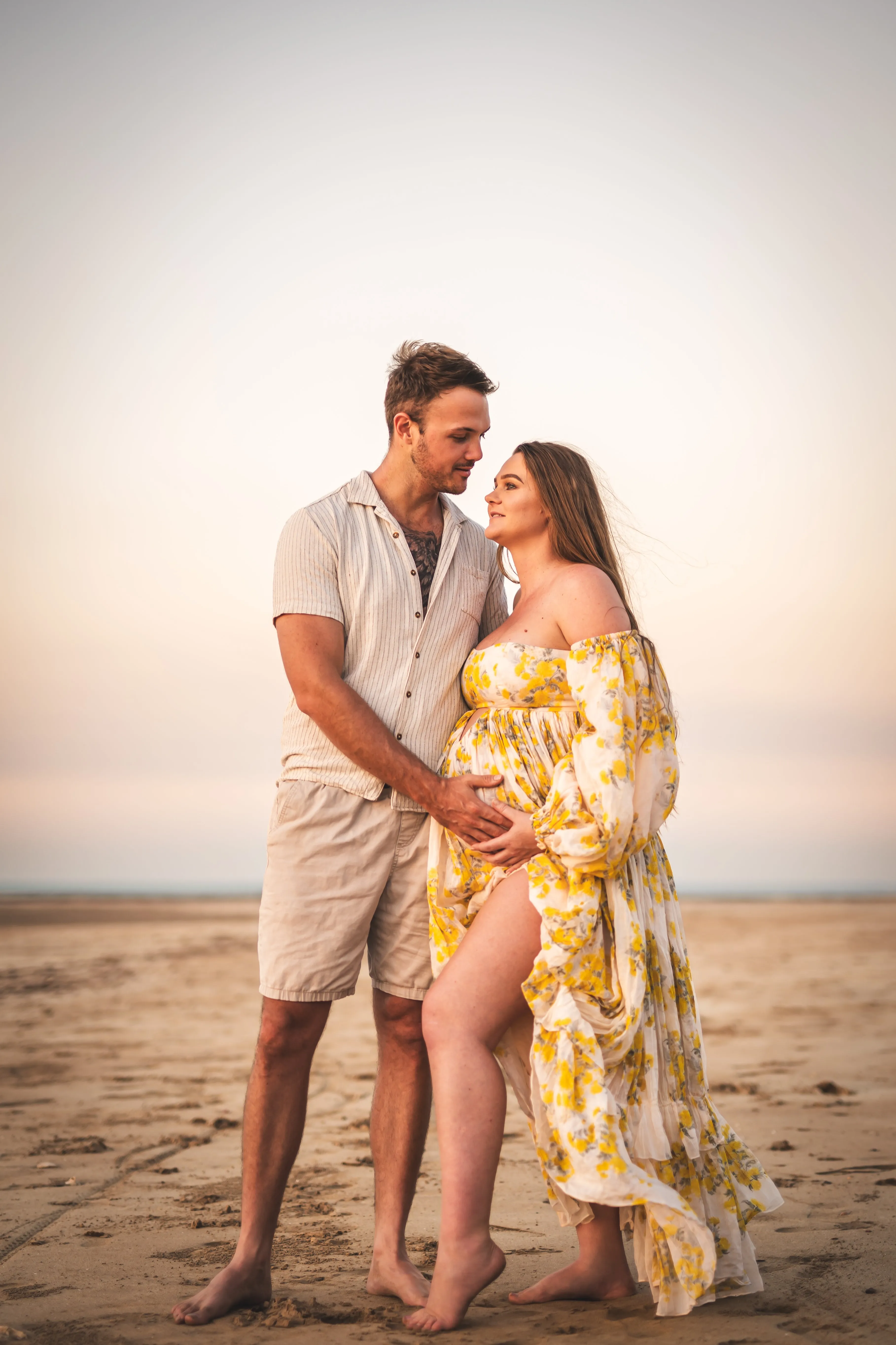 Dress Hire - Maternity Photoshoot Dresses - Rooh Collective - Poppy Zephyr - DAY RENTAL