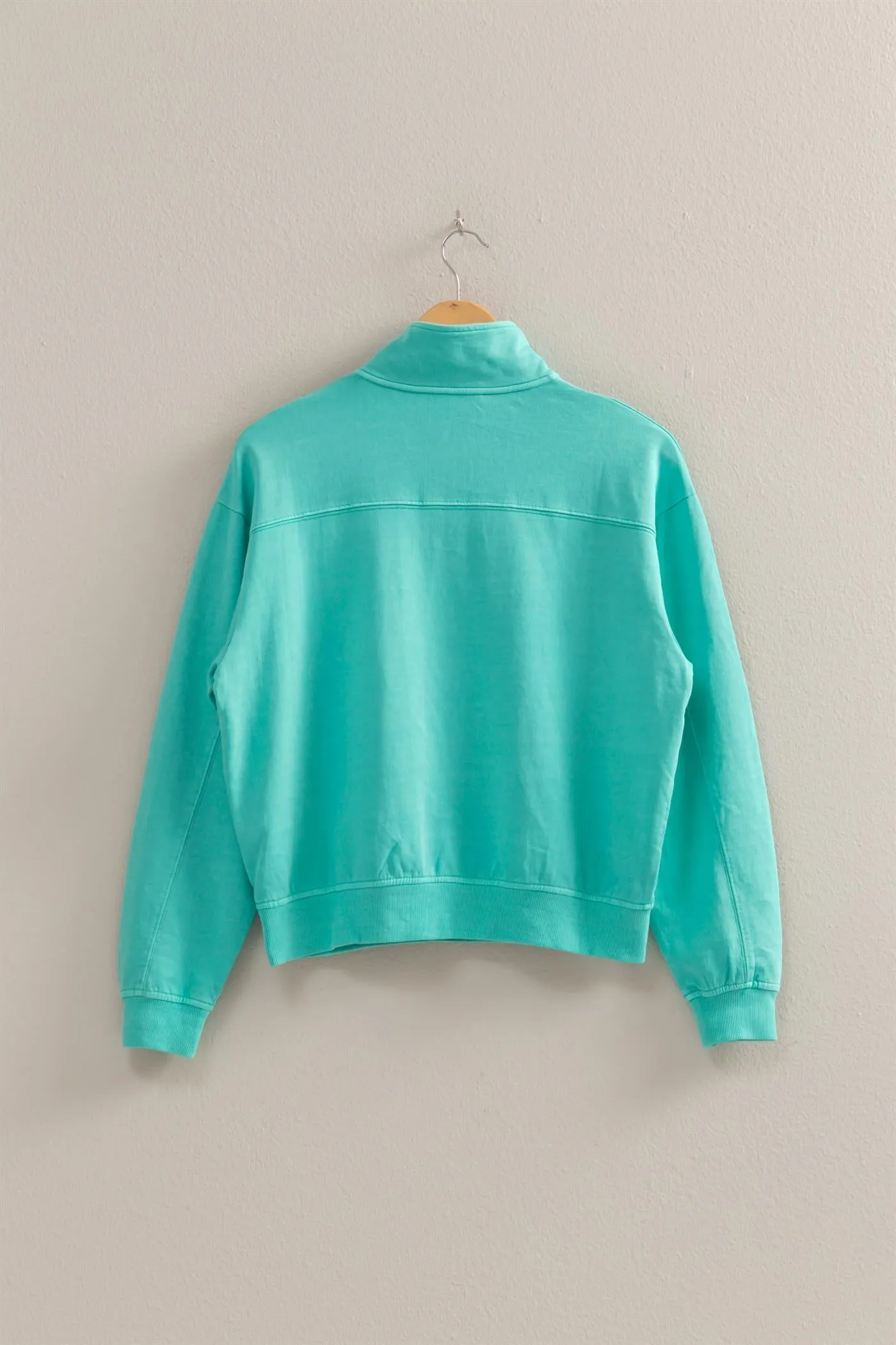 DZ25A871-Half Zip Long Sleeve Sweatshirt