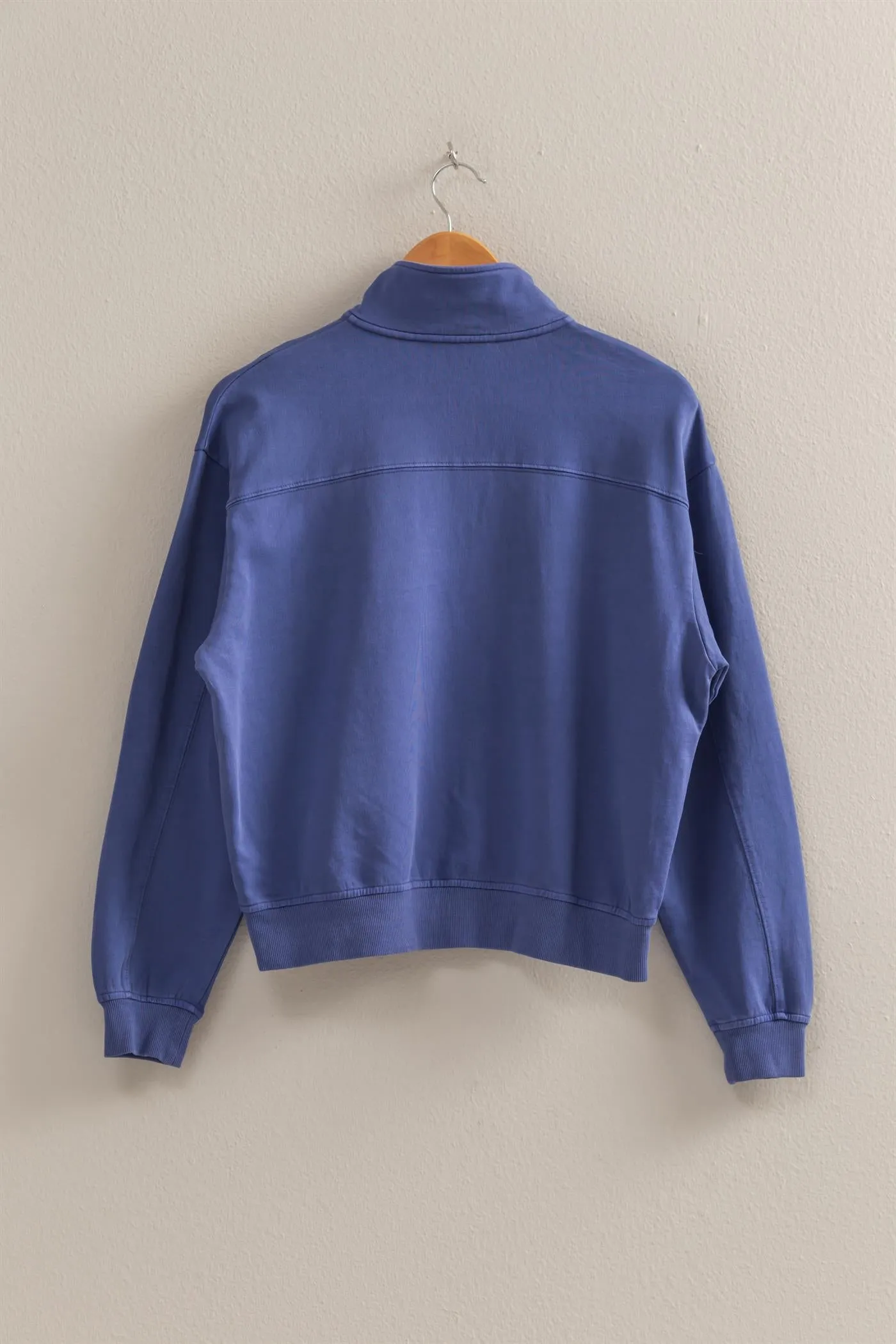 DZ25A871-Half Zip Long Sleeve Sweatshirt