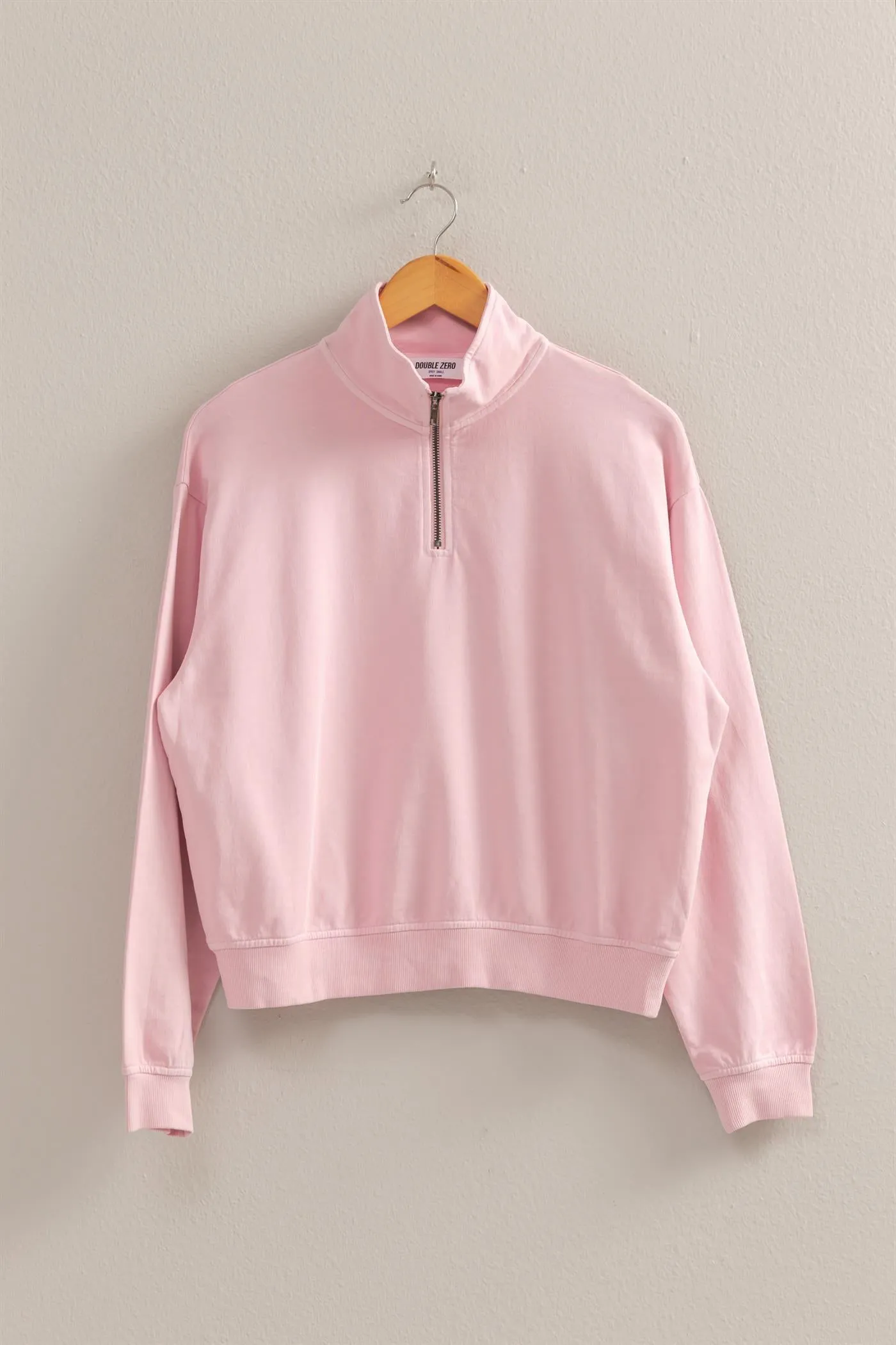 DZ25A871-Half Zip Long Sleeve Sweatshirt