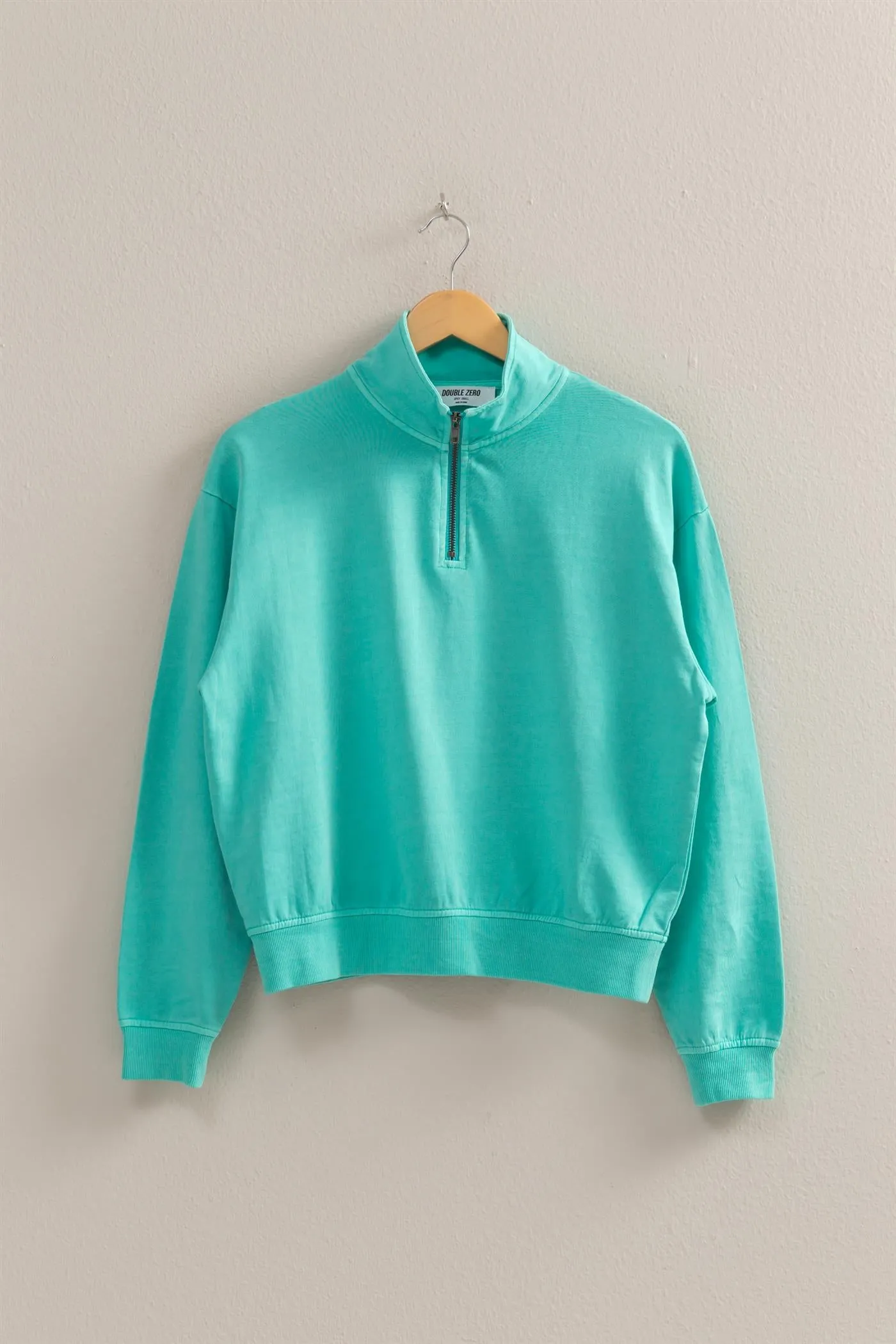 DZ25A871-Half Zip Long Sleeve Sweatshirt