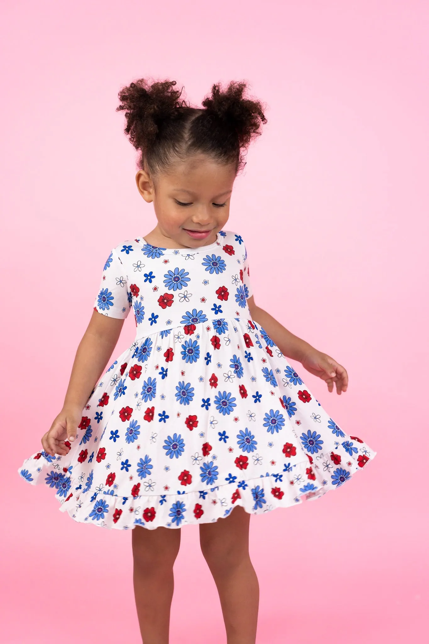 EXCLUSIVE FREEDOM BLOOMS DREAM RUFFLE DRESS