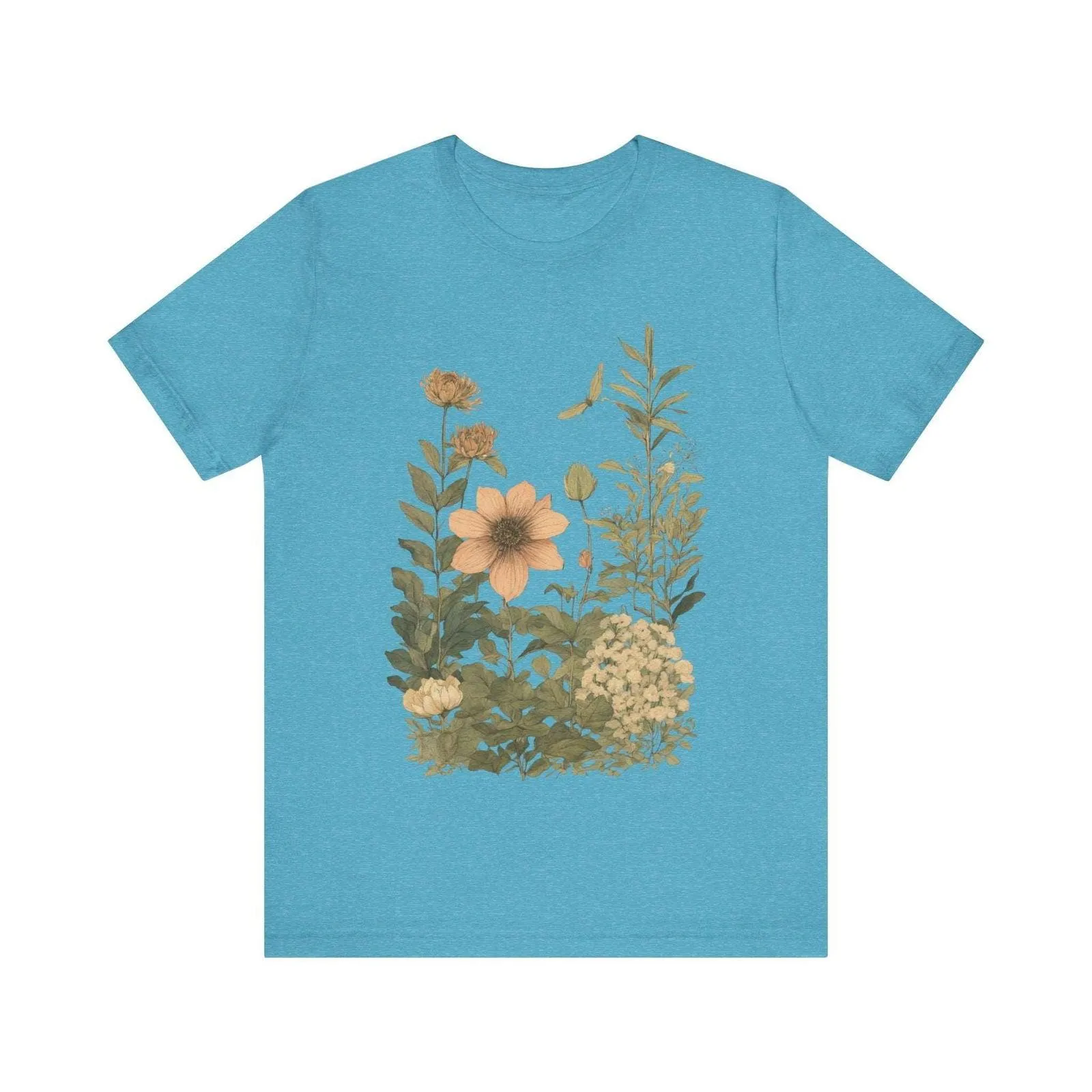 Flower Botanical Serenity T Shirt