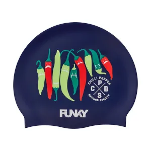 Funky Silicone Swimming Cap FYG017N - Chilli Boss