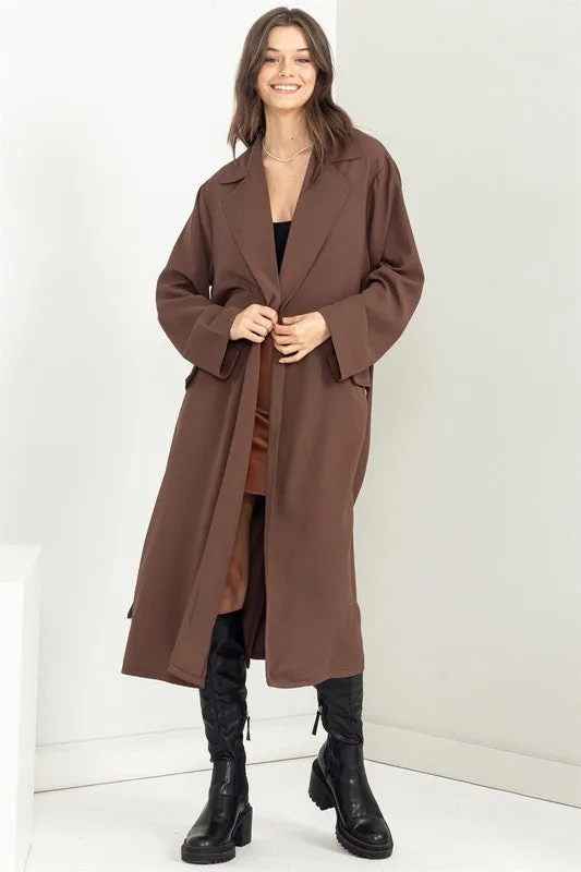 HYFVE Keep Me Close Belted Women's Trench Coat