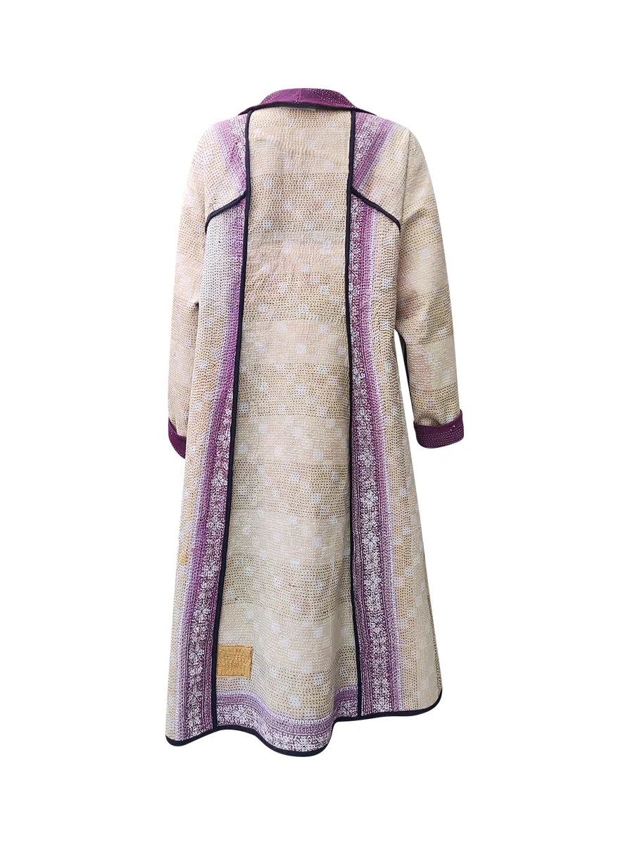 kantha vintage coat long divanshi