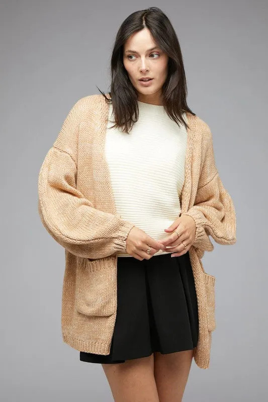 Knit Long Sleeve Cardigan