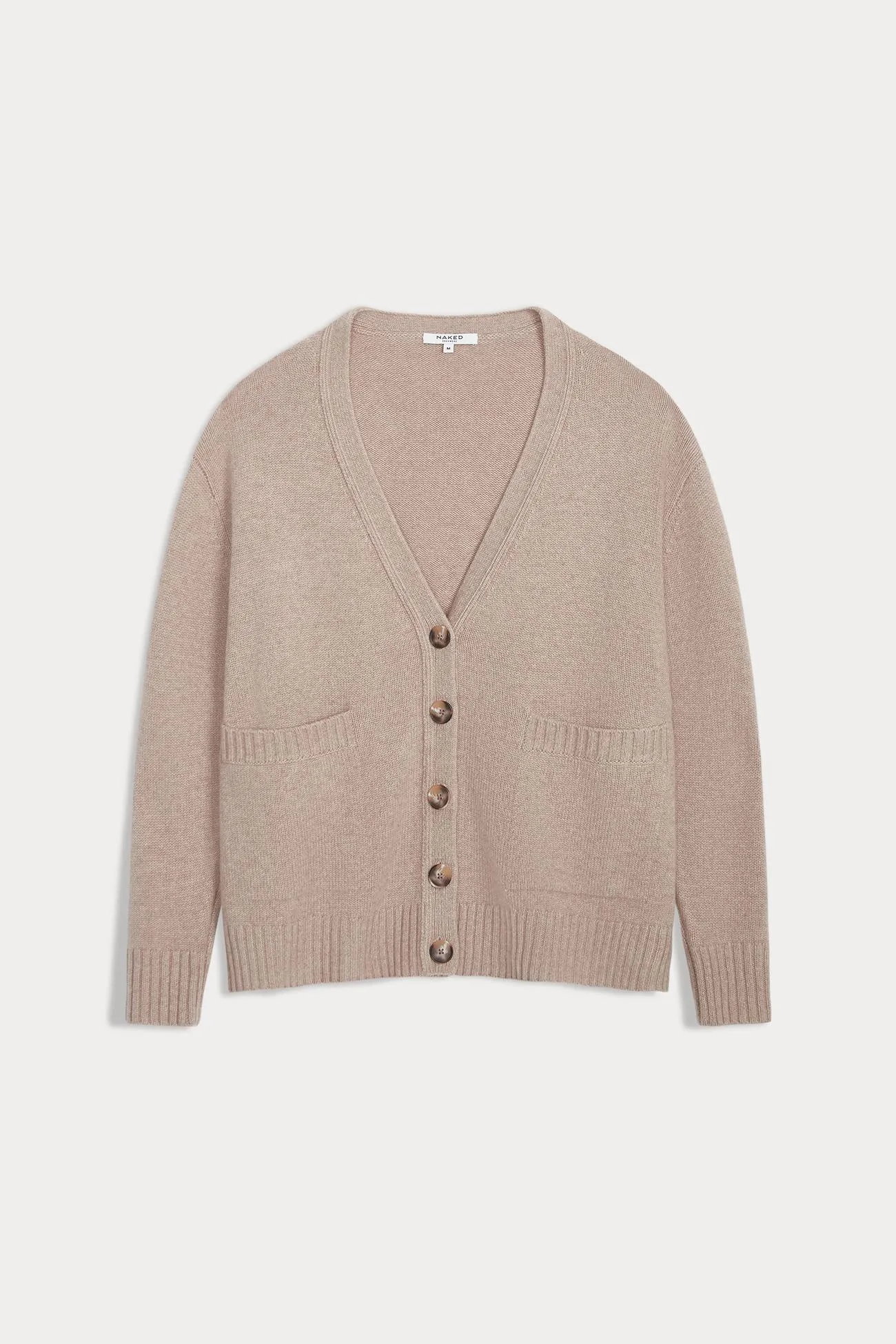 LAUREN BUTTON-UP CASHMERE CARDIGAN