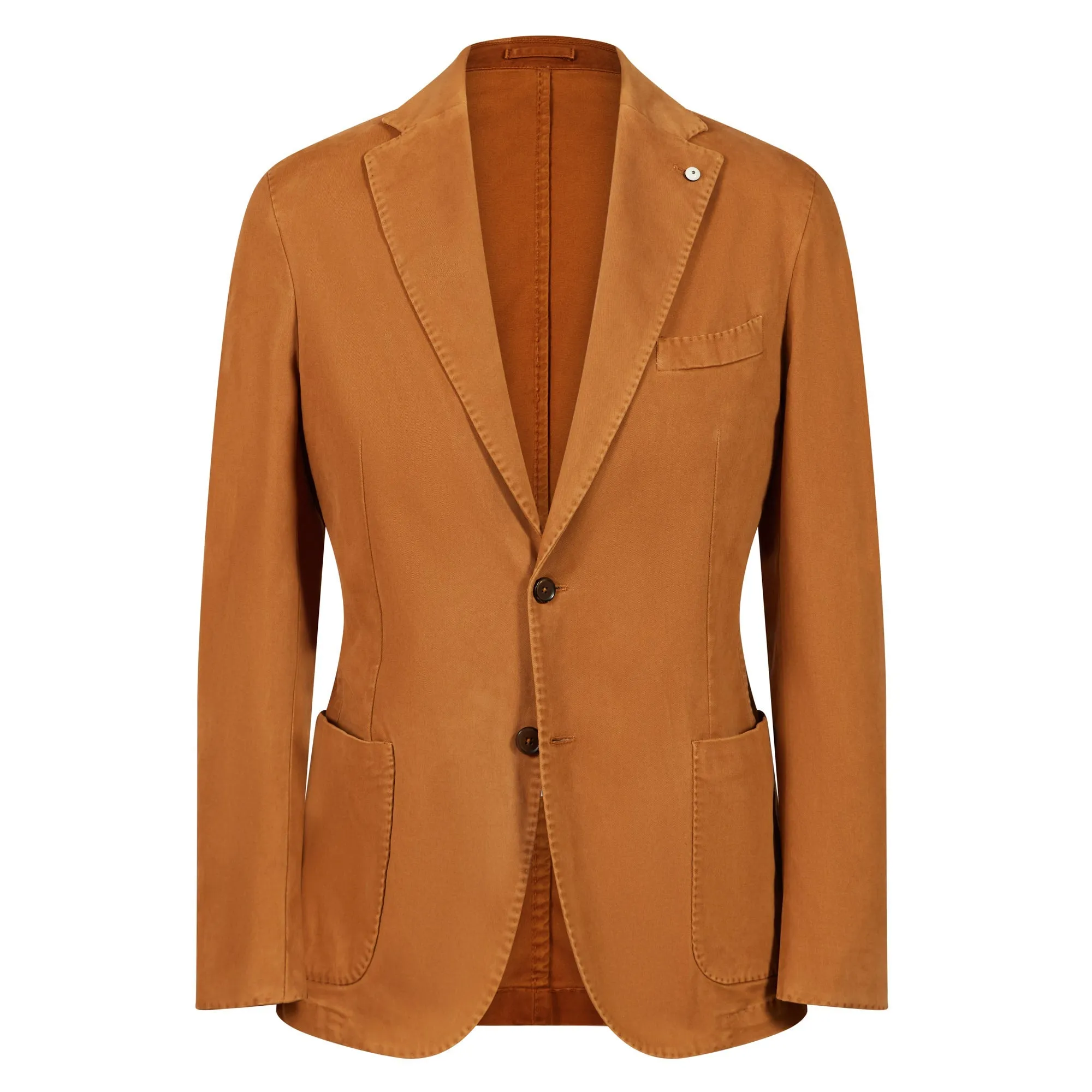 L.B.M. 1911 Unstructured Two-Button Jacket CAMEL REG