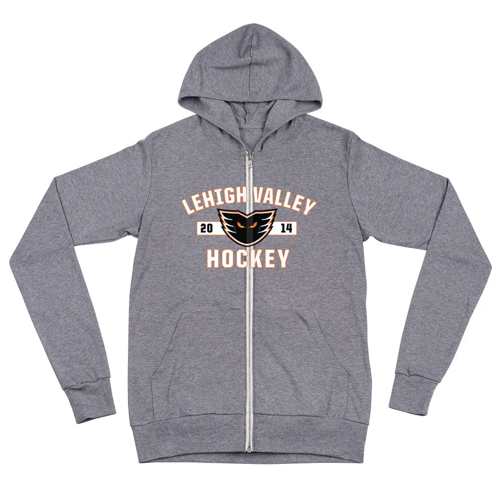 Lehigh Valley Phantoms Adult Established Full Zip Hoodie