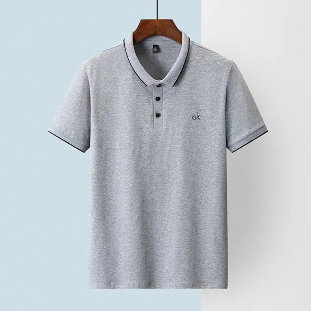 Letter Embroidery Polo Shirts