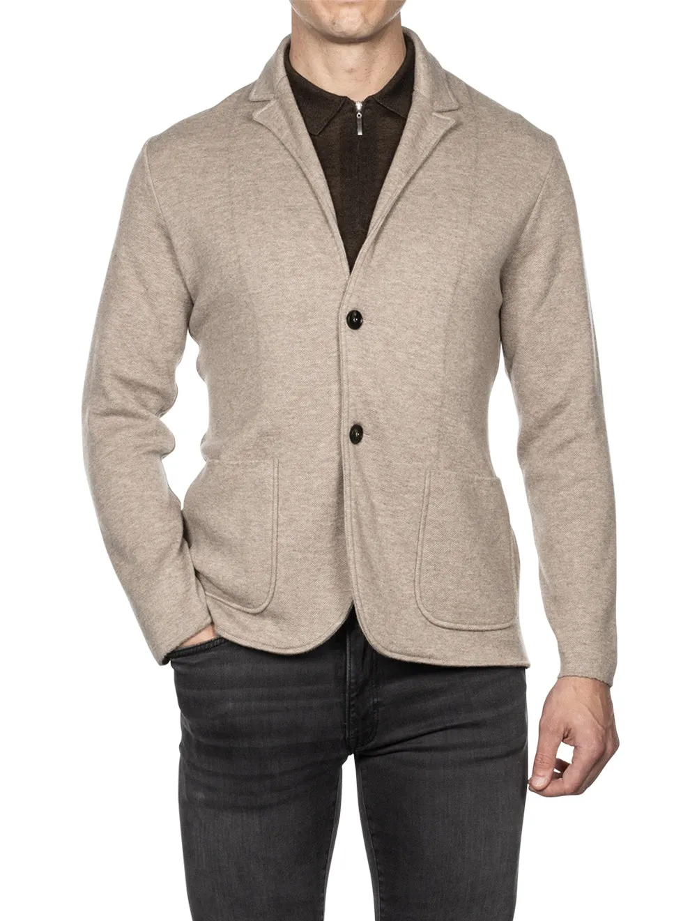 Light Cashmere Swacket Beige