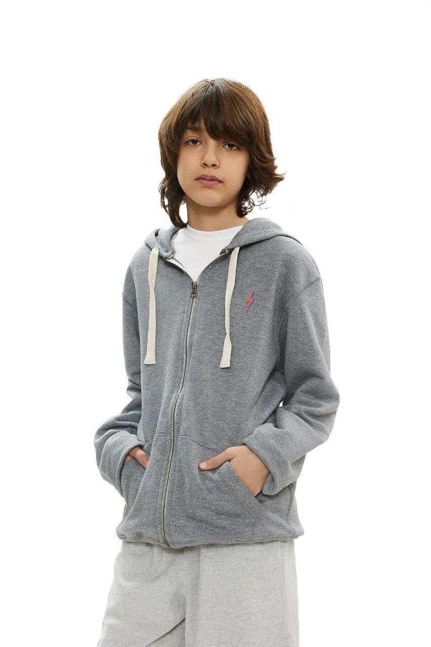 Lightning Bolt Zip Up Hoodie Boys - Lightning Bolt ⚡