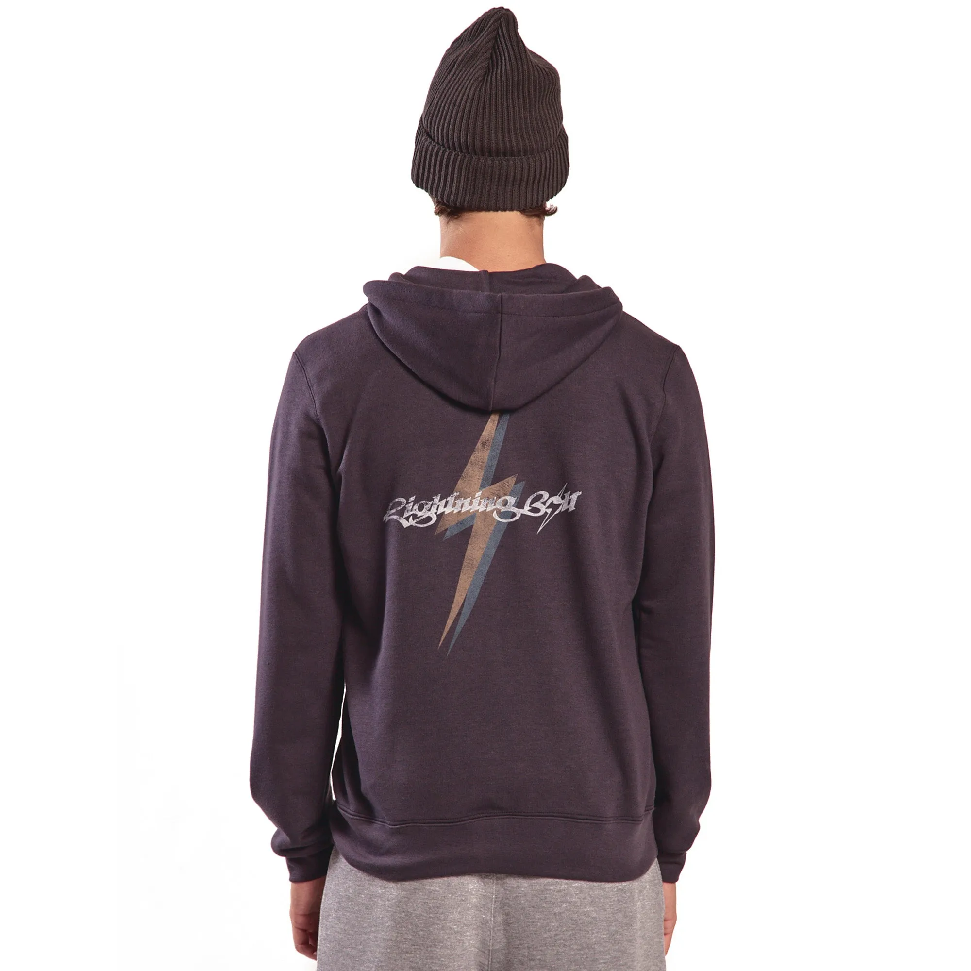 Lightning Zip Up Hoodie - Lightning Bolt ⚡