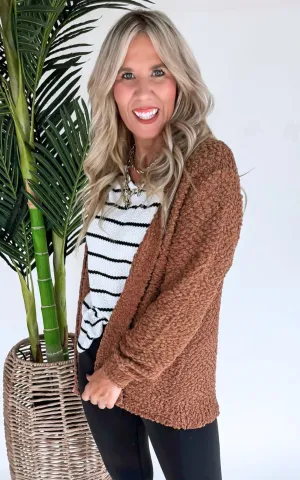 Long Sleeve Popcorn Cardigan - Final Sale