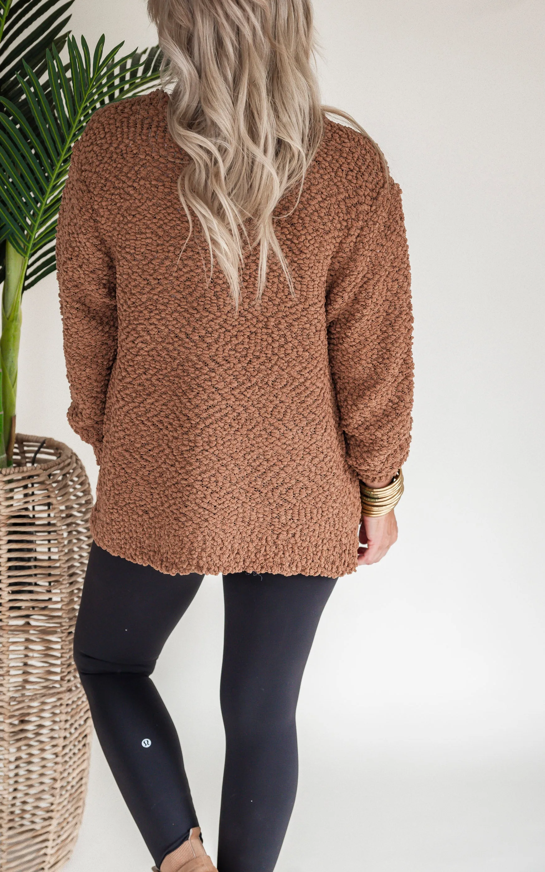 Long Sleeve Popcorn Cardigan - Final Sale