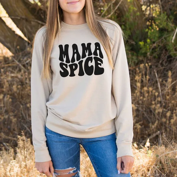 Mama Spice Wavy Lightweight Sweatshirt