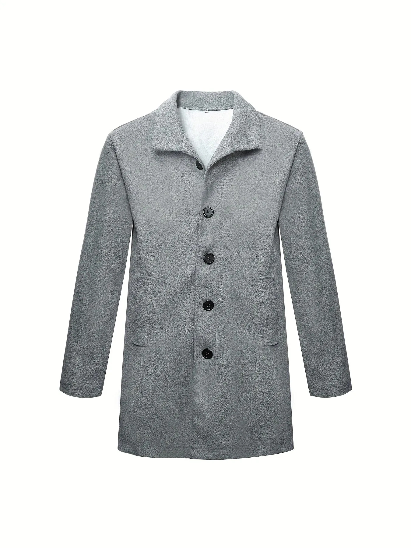 Men's Single Breasted Trench Coat