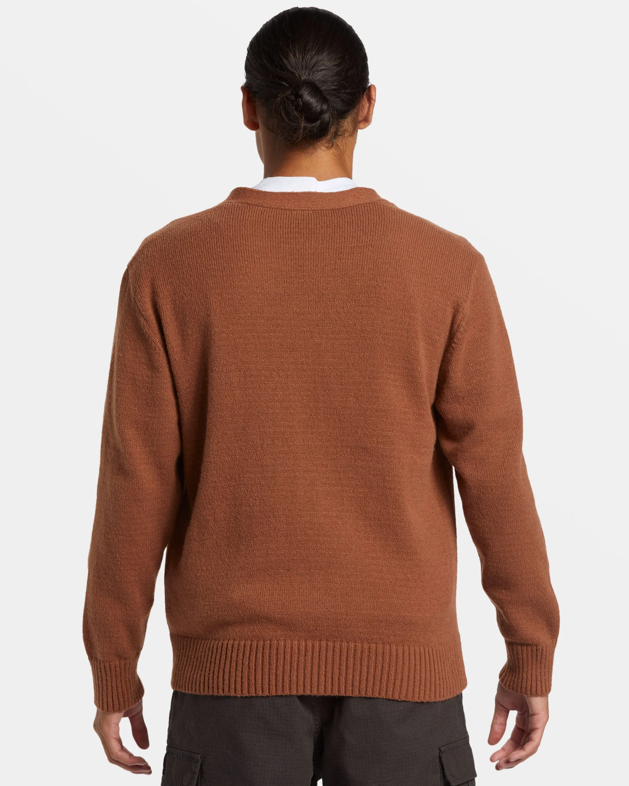 Monty Cardigan Sweater - Rawhide