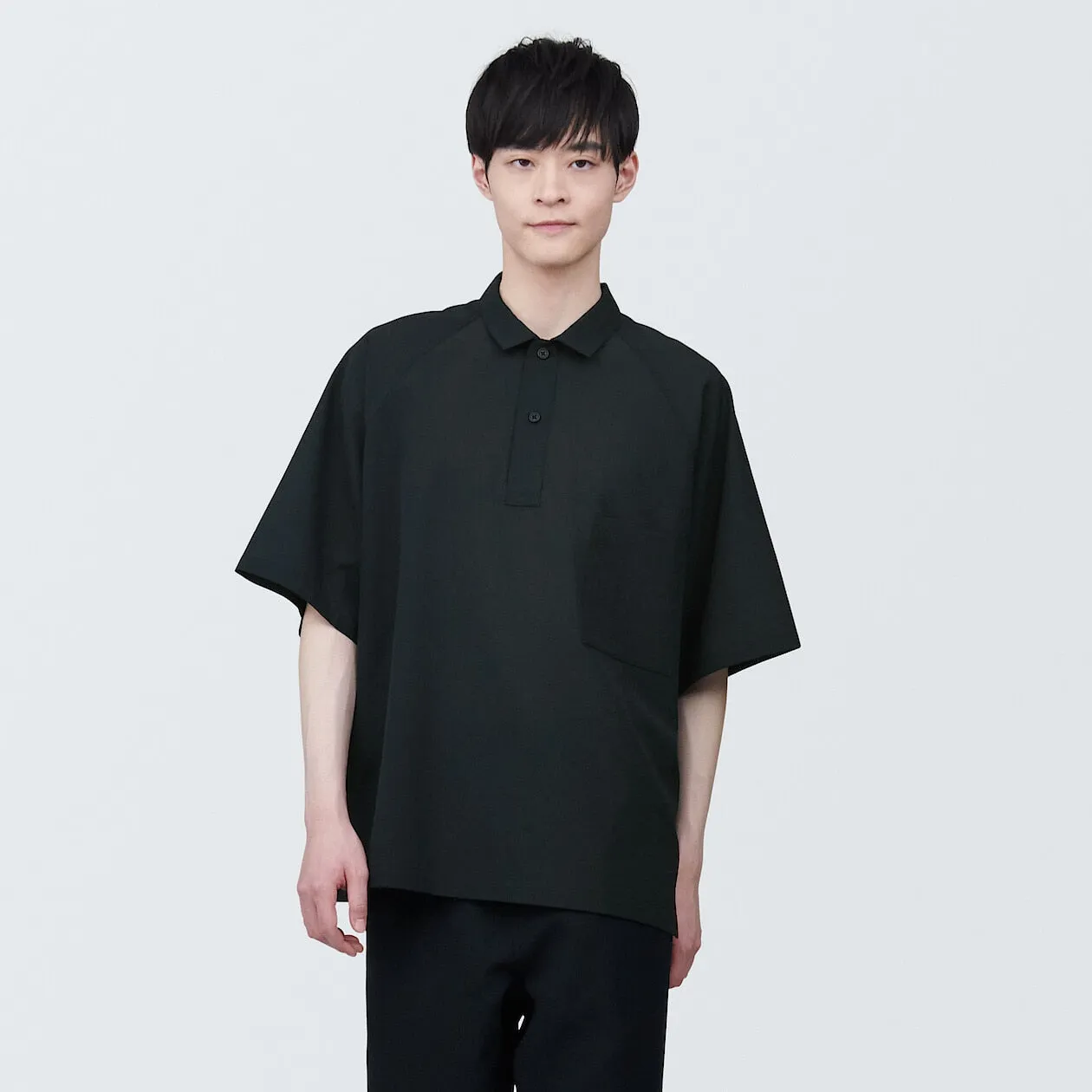 MUJI Labo Breathable UV Protection Polo Shirt