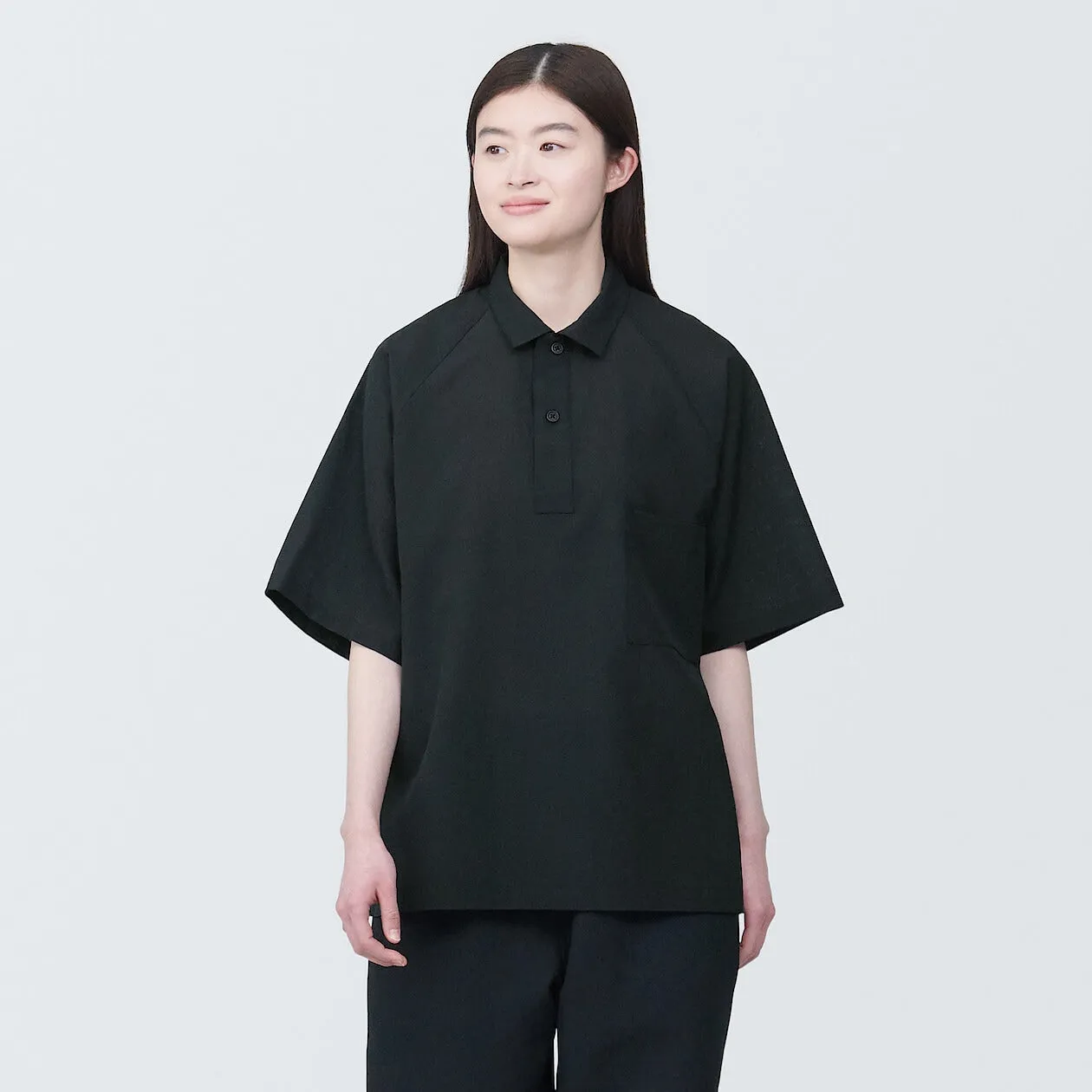 MUJI Labo Breathable UV Protection Polo Shirt