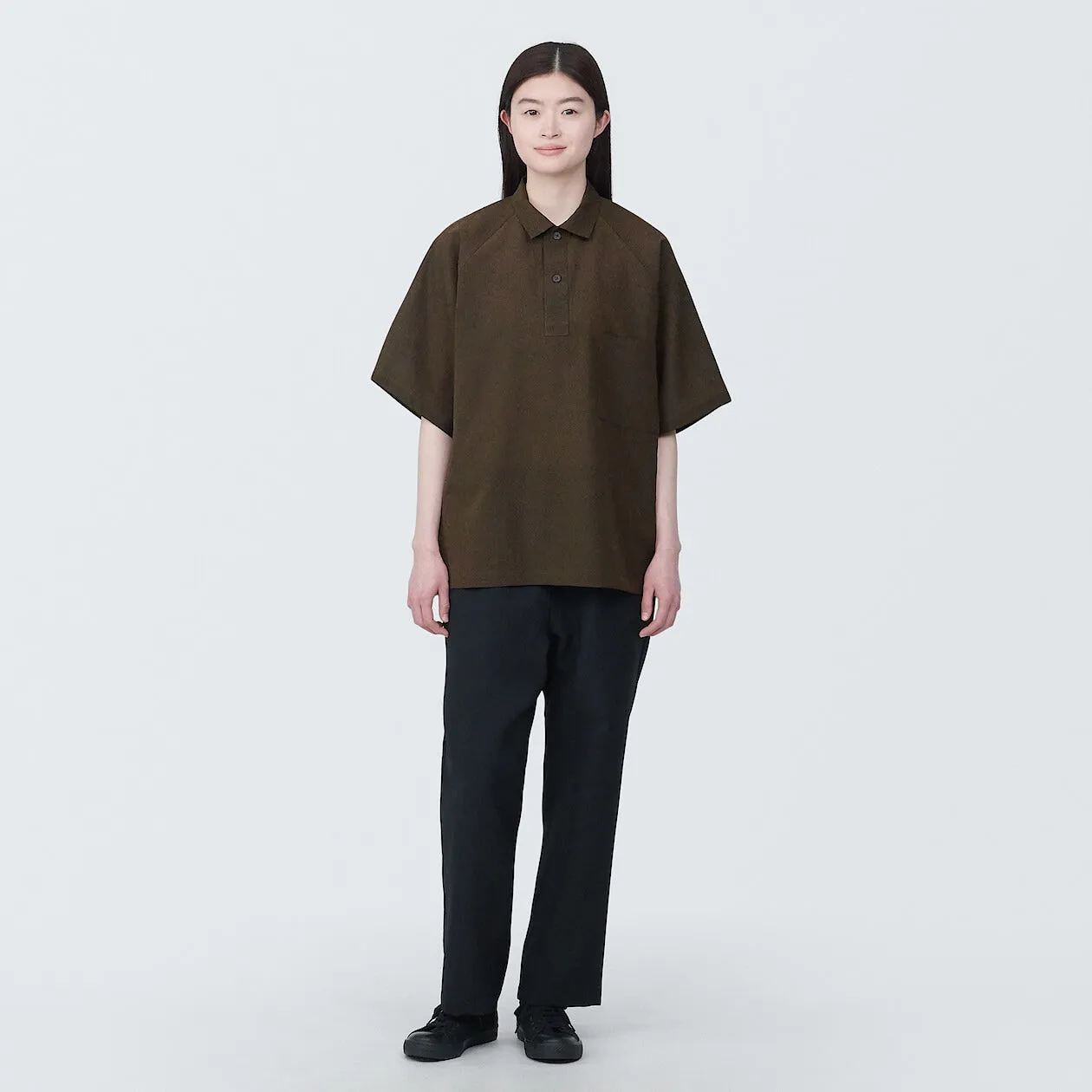 MUJI Labo Breathable UV Protection Polo Shirt