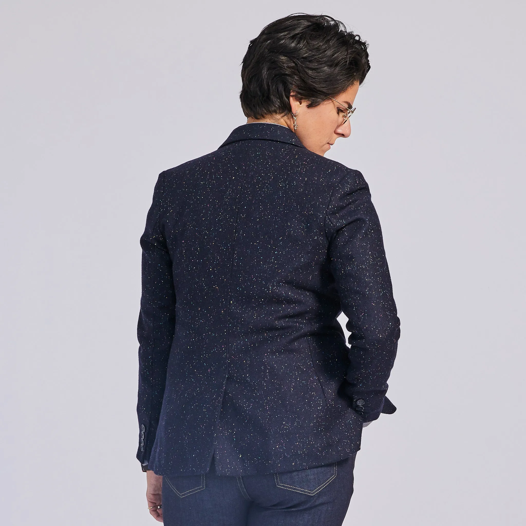 Navy Stardust Blazer