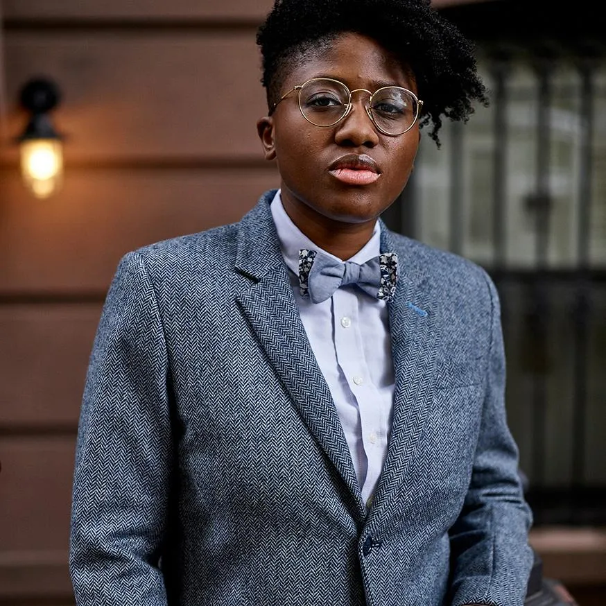 Navy Tweed Blazer