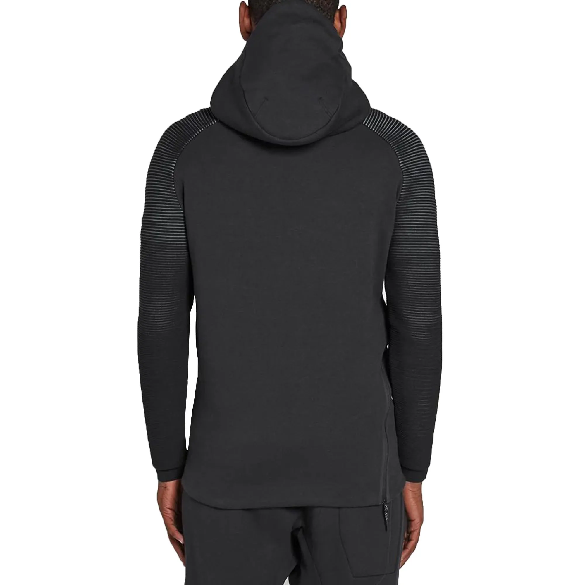 Nike Tech Fleece Men's Long Funnel Zip Hoodie Black