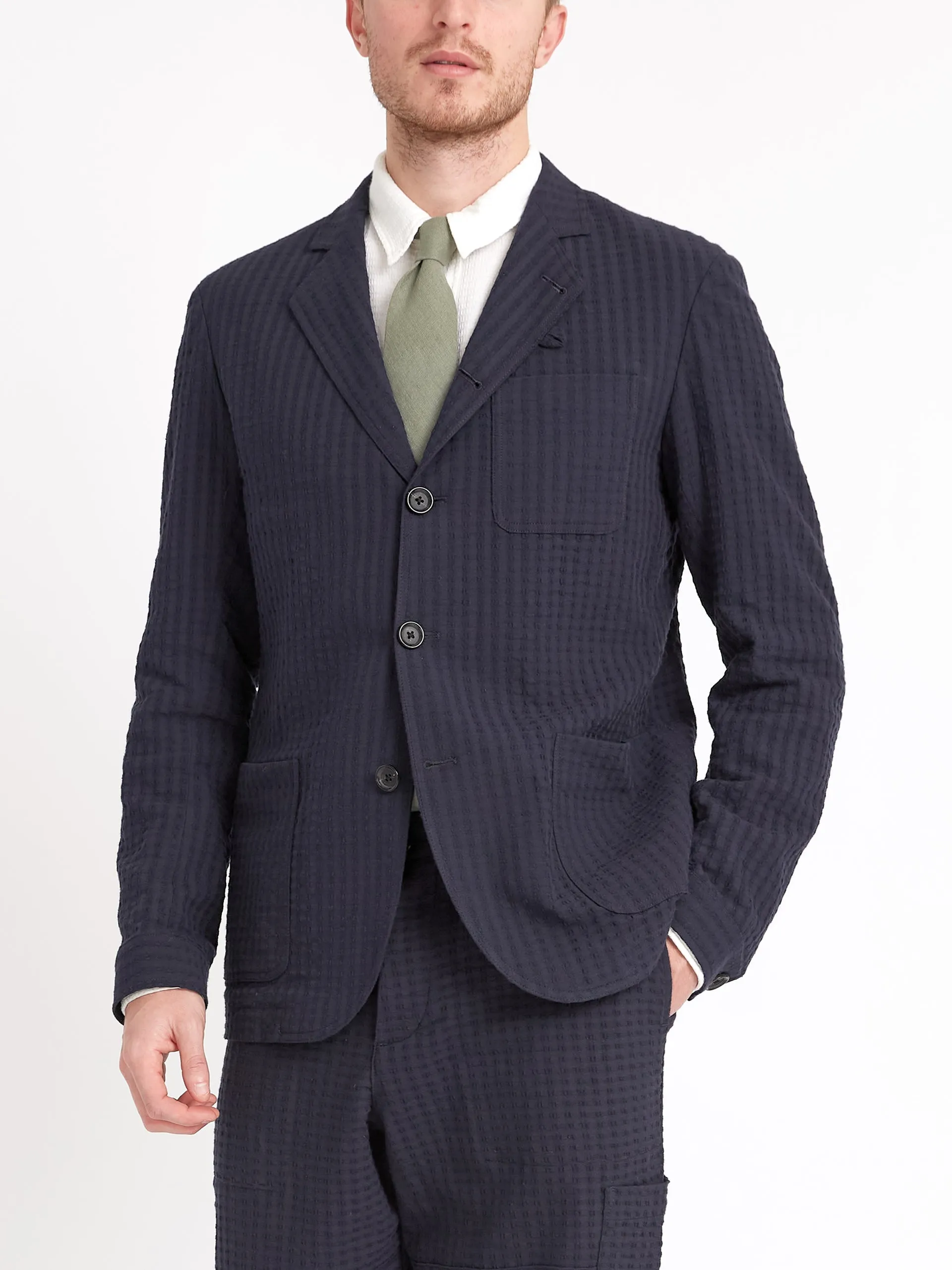 Oliver Spencer Solms Jacket Sampson Navy