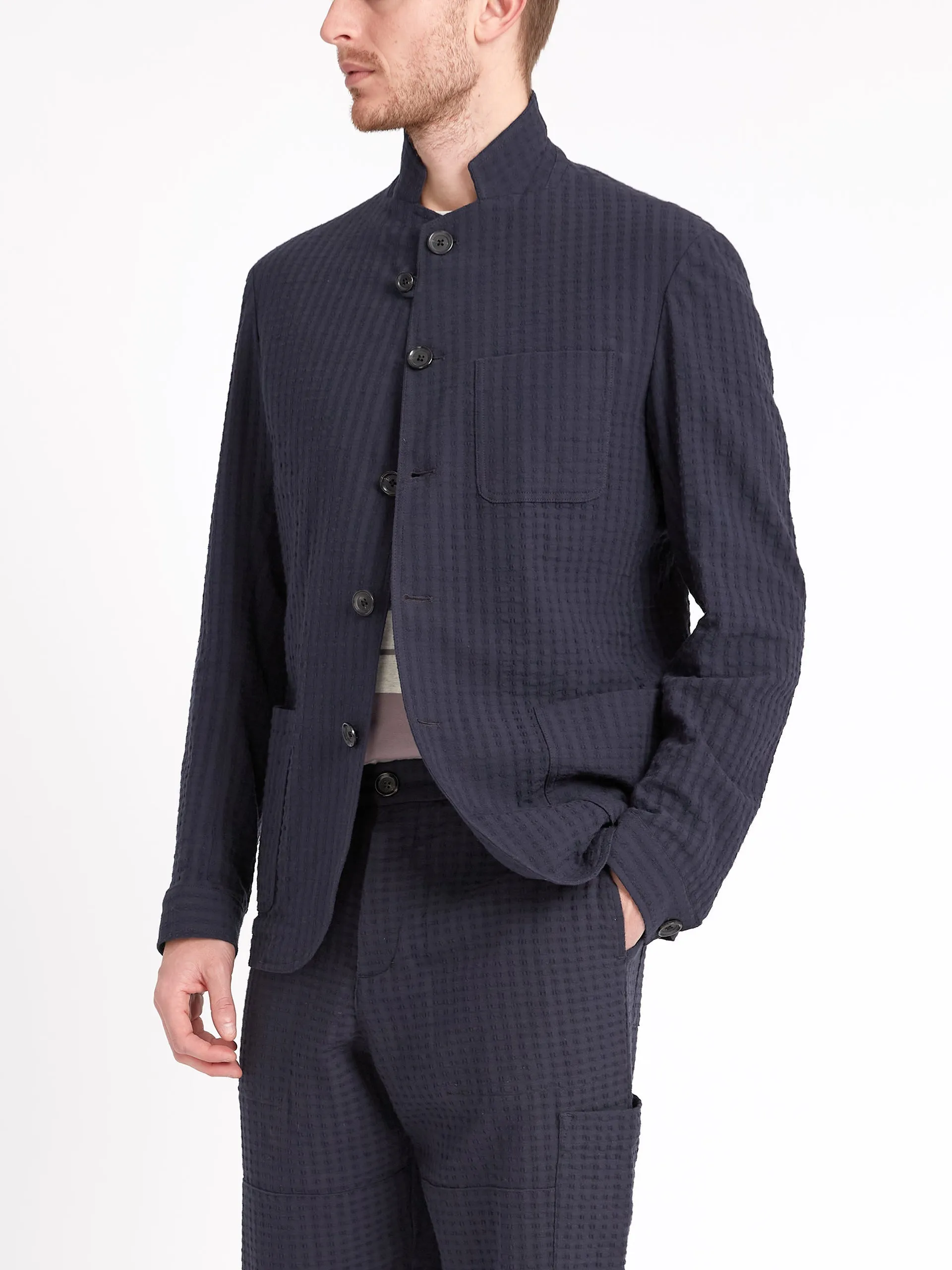 Oliver Spencer Solms Jacket Sampson Navy