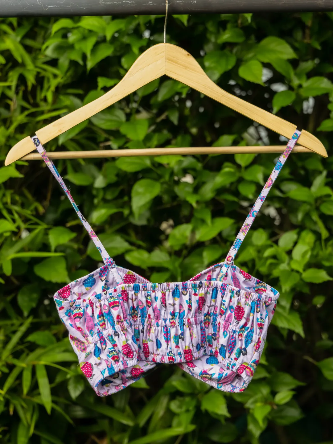 Printed Cotton Bralette