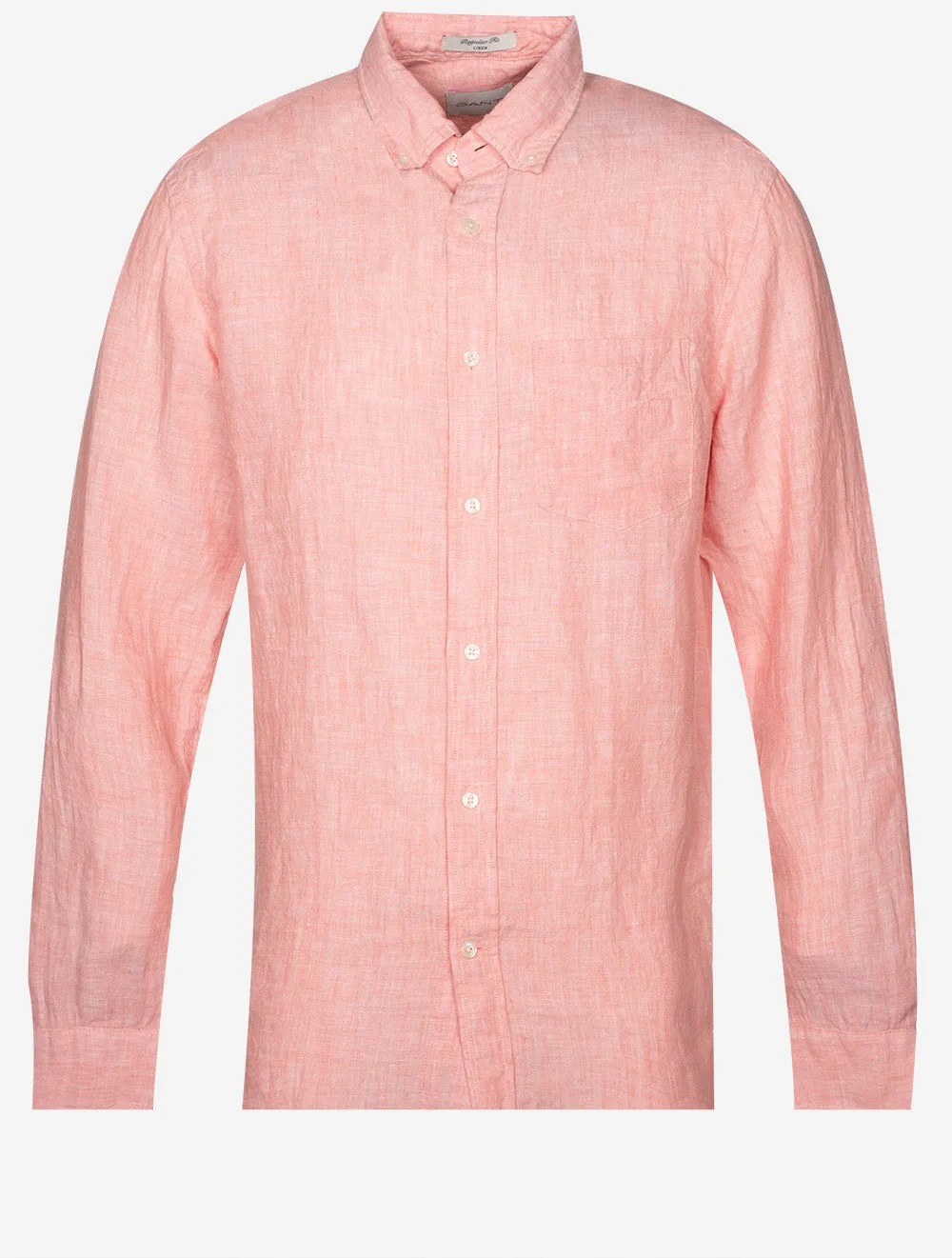 Regular Linen Shirt Peachy Pink