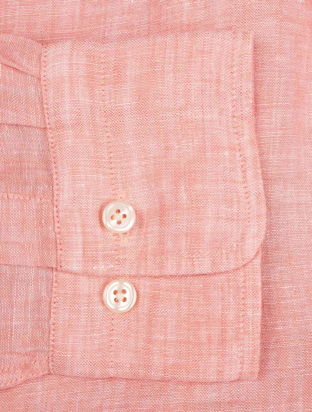 Regular Linen Shirt Peachy Pink