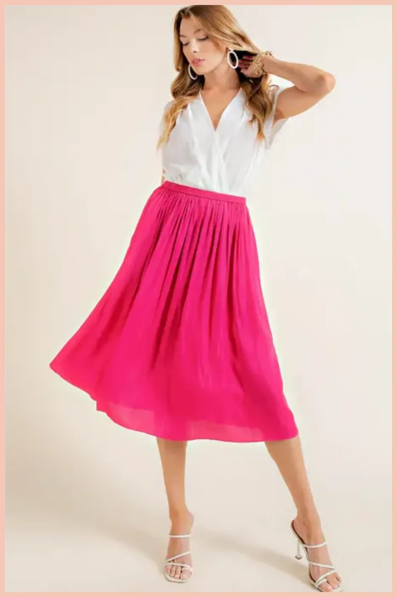 Satin Maxi Skirt | Final Sale