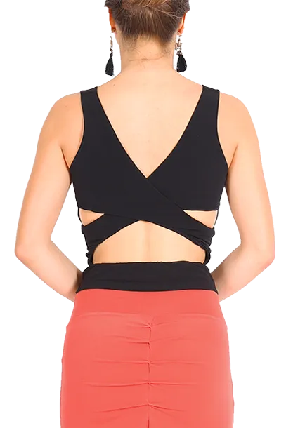 Tango Top with Crisscross Back