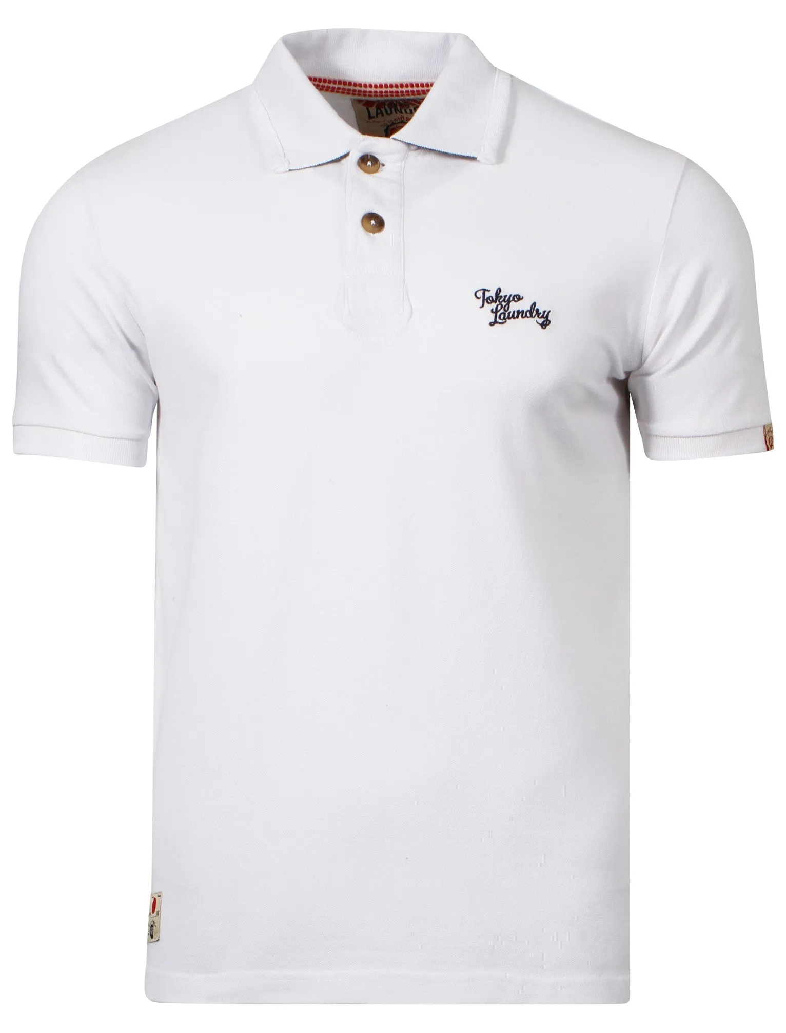 Tokyo Laundry Mount Lowe white Polo Shirt