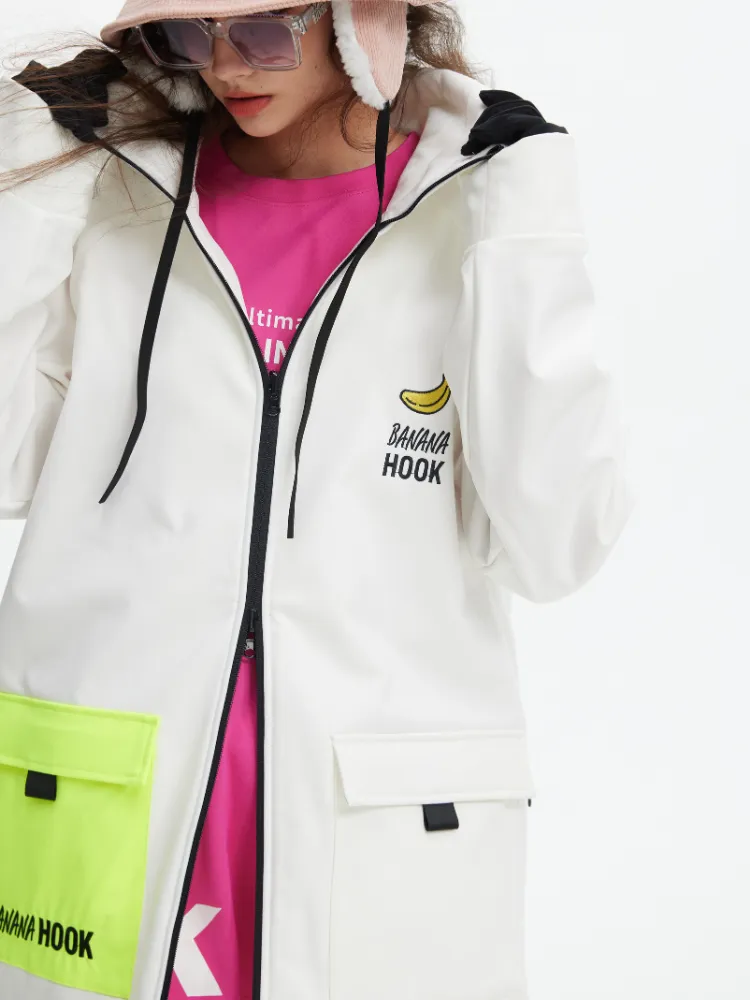 Tolasmik X Banana Hook Colorblock Collar Jacket - Women's